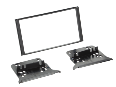 2-DIN radiokap Kia Sorento (JC) 07/2006-09/2009 zwart