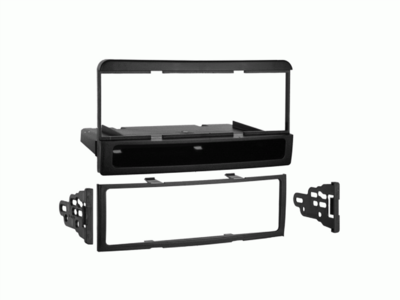 1-DIN radioframe met compartiment Ford/Mazda/Mercury zwart