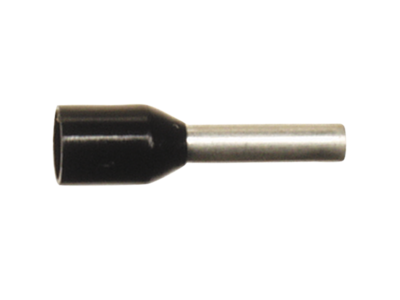 Adereindhulzen zwart 1,5 mm² (100 stuks)
