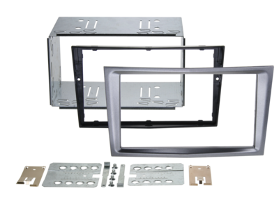 2-DIN radiokap Opel antraciet metallic met middenbocht