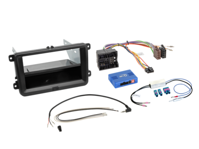 2-DIN-set met compartiment Zetel/VW 52Pin Quadlock LFB/antenne