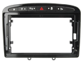 9" paneel Peugeot 308 09/2007-07/2015 piano zwart