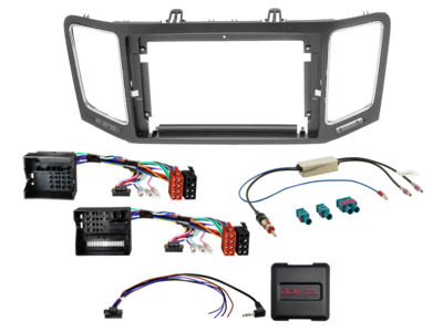ACV 9 inch radio-inbouwkit voor Seat Alhambra(7N)/VW Sharan(7N) SWC/antenne - 691320-97-1