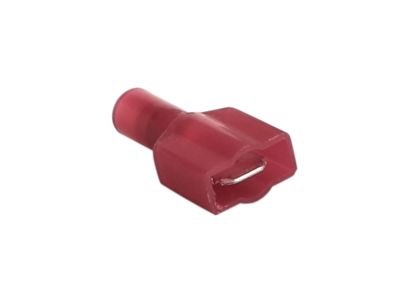 Platte stekker volledig geïsoleerd 0,5 mm²-1,5 mm²/6,3 mm 100 stuks