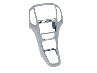 2-DIN radiokap Opel Astra J 2009-2018 platina zilver