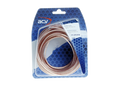 Luidsprekerkabel 2x0,75 mm transparant/blauw blister 10m
