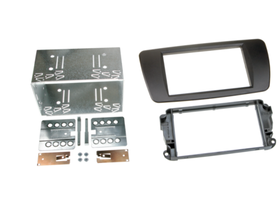 2-DIN radiokap Seat Ibiza (6J) zwart