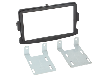 2-DIN Radioblende Dacia/Fiat/Nissan/Opel/Renault schwarz