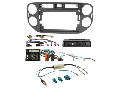 ACV 9 inch radio-inbouwkit voor VW Tiguan 06/2011-04/2016 zwart i-dapter/antenne - 691320-98-1