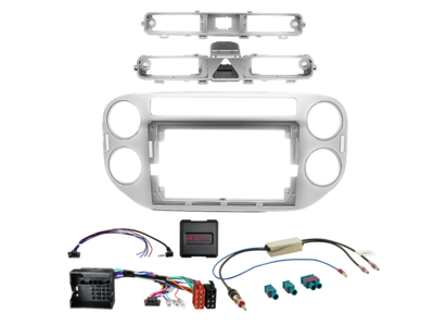 ACV 9 inch radio-inbouwkit voor VW Tiguan 06/2011-04/2016 zilver LFB/Antenne - 691320-98-4