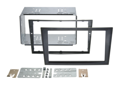 2-DIN radiokap Opel/Renault/Subaru/Suzuki zwart
