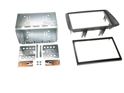 2-DIN radiokap Fiat Panda (ZAF 169) 10/2003-03/2013 grijs
