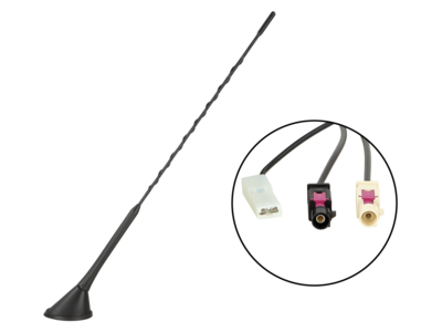 Dakantenne AM/FM DAB/DAB+ 60° staafkanteling 12V extern