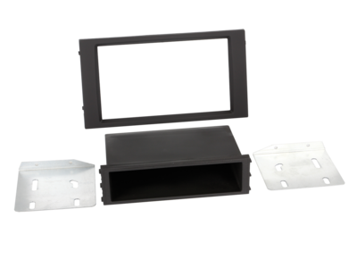 2-DIN radiokap met compartiment Seat Ibiza/Leon zwart