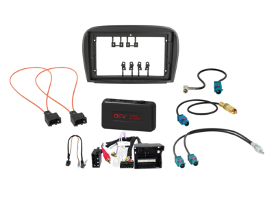 9" Kit Mercedes SL-klasse 04/2008-12/2011 SWC/antenne/Amp