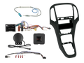 ACV 2-DIN radio-inbouwkit — met aflegbakje Opel Astra J 2009 - 2018 zwart SWI – artikel 611230-23-12