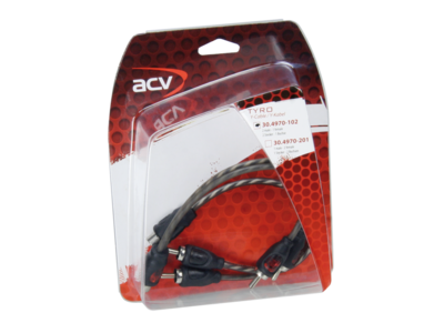 RCA-kabel acv TYRO Economy Line Y-kabel (f)>(m)/(m) 30cm