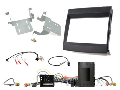 2-DIN kit Porsche Cayenne 2011-2016 info adapter/versterker zwart