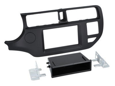 2-DIN RB met compartiment Kia Rio 09/2011 > zwart