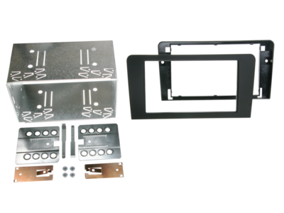 2-DIN radiokap Audi A3(8P) 07/2003-04/2013 Rubber Touch