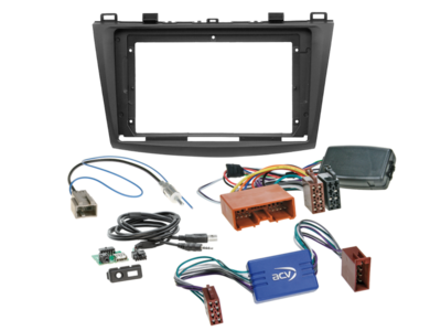 ACV 9 inch radio-inbouwkit voor Mazda 3 SWI/antenne/USB – artikel 691170-91-1-5