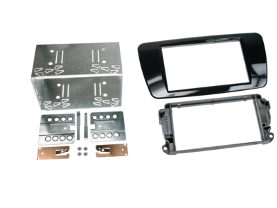 2-DIN radiokap Seat Ibiza (6J) pianolak zwart