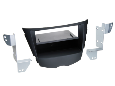 2-DIN RB met compartiment Hyundai Veloster 2011 > zwart
