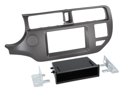 2-DIN RB met vak Kia Rio 9/2011 > antraciet