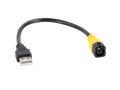 USB-adapter VW diverse voertuigen LVDS geel>USB-A