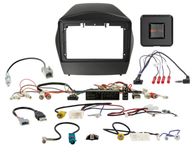 ACV 9 inch radio-inbouwkit voor Hyundai Tucson SWI/AMP/antenne/USB – artikel 691143-94-1-4