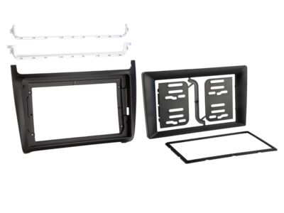 2-DIN radiokap VW Polo 04/2014-07/2017 zwart