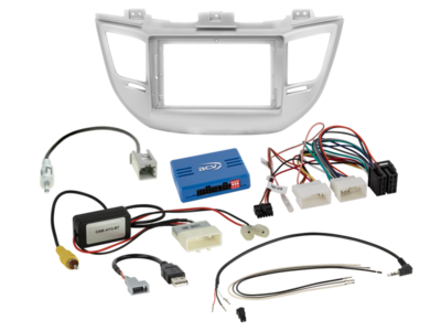 ACV 9 inch radio-inbouwkit voor Hyundai Tucson (TL) 2015 - 2018 24Pin/18Pin SWI/antenne Pro – artikel 691143-95-2-5