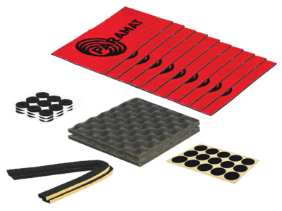 Paramat-set voor geluidsisolatie van luidsprekers – complete set – artikel 300-9001