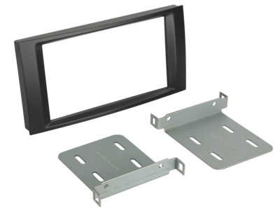 2-DIN radiokap VW T5 2003-2015/Touareg 2003-2010 zwart
