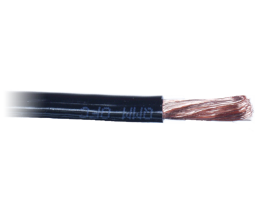 Voedingskabel 6,00 mm² zwarte spoel 100 m