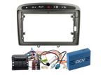 ACV 9 inch radio-inbouwkit voor Peugeot 308 2007-2015 grijs CAN Bus Pro – artikel 691041-90-2-1
