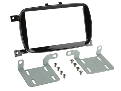 2-DIN radiokap Fiat 500 07/2015-08/2024 pianolak
