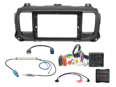 ACV 9 inch radio-inbouwkit voor Citroen/Opel/Peugeot/Toyota 50Pin SWC/antenne/USB – artikel 691041-91-1-2
