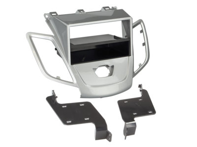 2-DIN radioframe met compartiment Ford Fiesta zonder display zilver