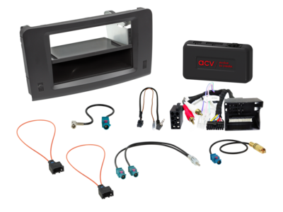 2-DIN-set met compartiment Mercedes M-Klasse/GL-Klasse LFB/Amp