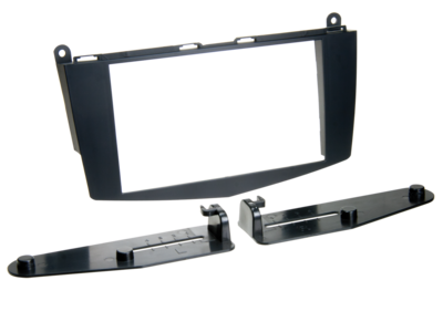 2-DIN radiokap Mercedes C-Klasse 2007-2011 zwart