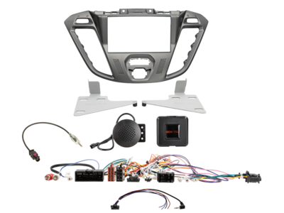 2-DIN-kit Ford Custom 2012-2016 Euro5 Phoenix Silver LFB