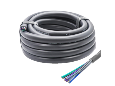 Recoil 18-AWG OFC luidsprekerkabel 9-draads, 6m