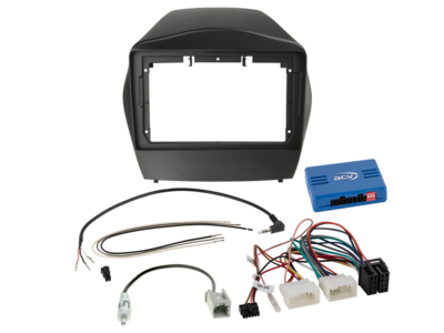 ACV 9 inch radio-inbouwkit voor Hyundai Tucson (TL) 2010 - 2015 24Pin/18Pin SWI/antenne Pro – artikel 691143-94-1-5