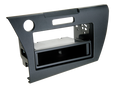 2-DIN radioframe met compartiment Honda CR-Z 2010-2013 zwart