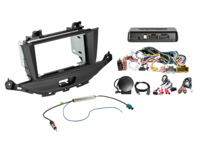ACV 2-DIN radio-inbouwkit — Opel Astra K 2015 - 2019 20Pin curry/grijs i-dapter – artikel 621230-32-1