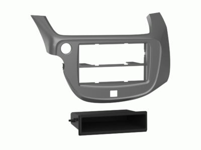 2-DIN radiokap met compartiment Honda Fit/Jazz 2009-2013