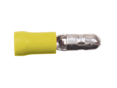 Ronde connector 4,0 mm²-6,0 mm²/5,0 mm geel 100 stuks
