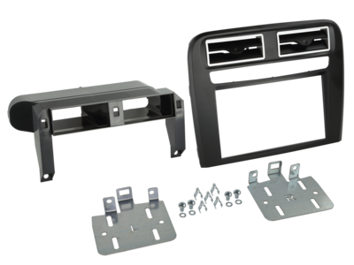 2-DIN radiokap Fiat Grande Punto 2005-2010 zwart