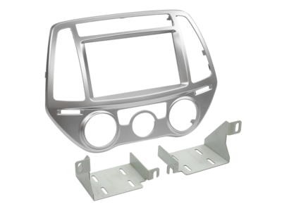 2-DIN radiokap Hyundai i20 07/2012-11/2014 zilver